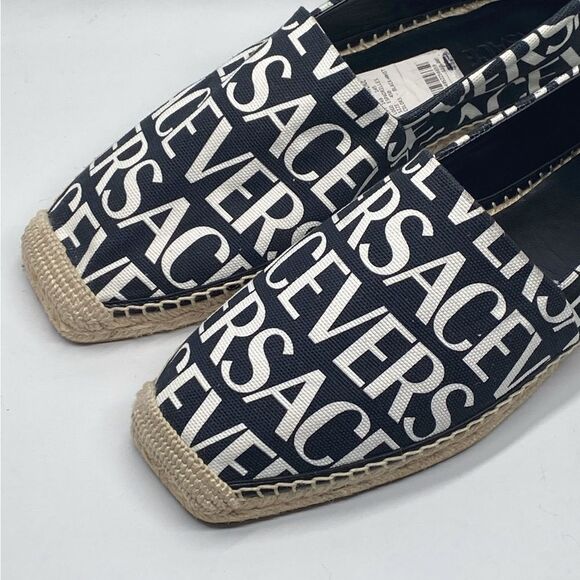 Versace Repeat Logo Espadrilles size 45/us size 12 - Picture 5 of 12